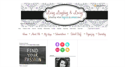 Desktop Screenshot of livinglaughingandloving.com